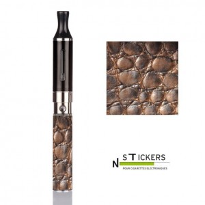 stickers Croco marron